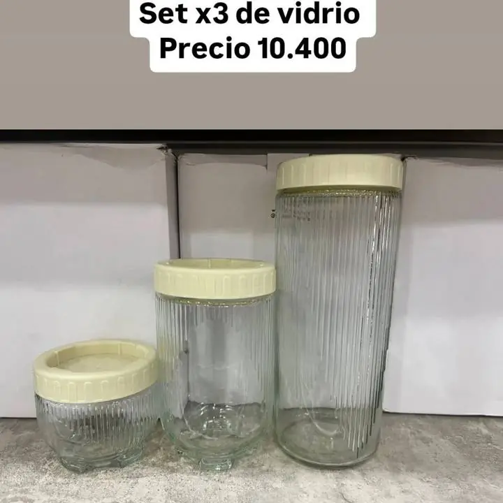 Set x3 de vidrio