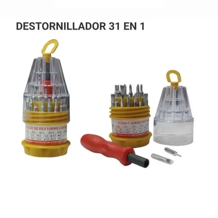 Set de mini destornillador 31 en 1