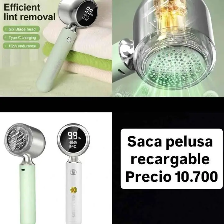 Saca pelusa recargable