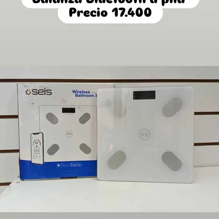 Balanza de baño Bluetooth a pila