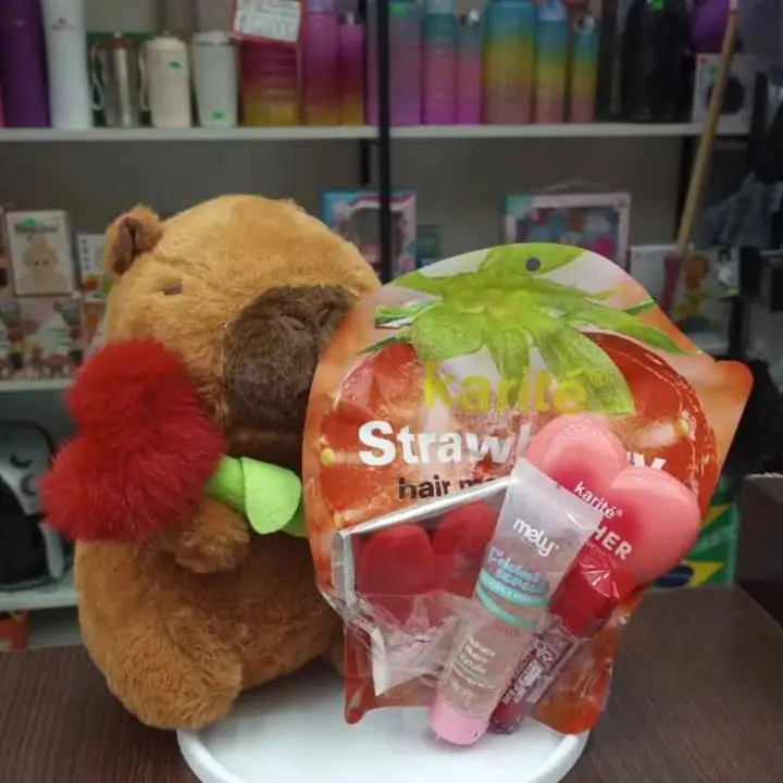 Peluche + set de maquillaje