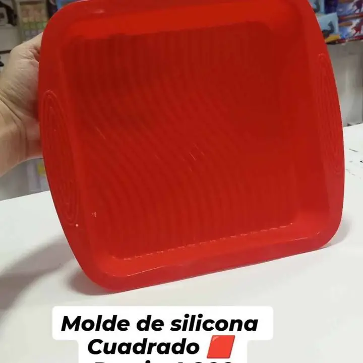 Molde de silicona para freidora cuadrada y redonda