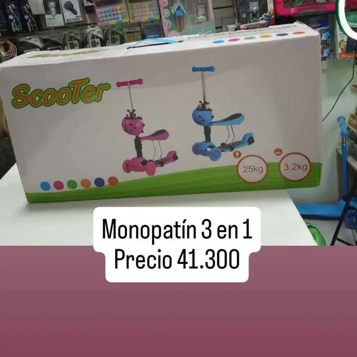 Monopatín 3 en 1