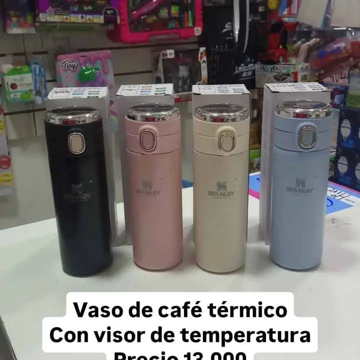 Vaso termico con visor de temperatura