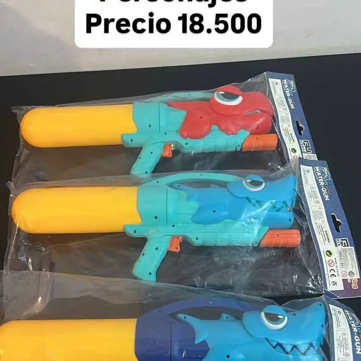 Pistola de agua personajes