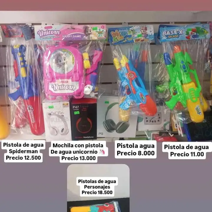 Pistolas de agua