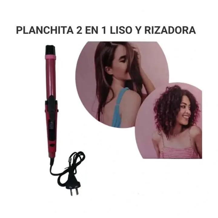 Plancha y buclera 2 en 1