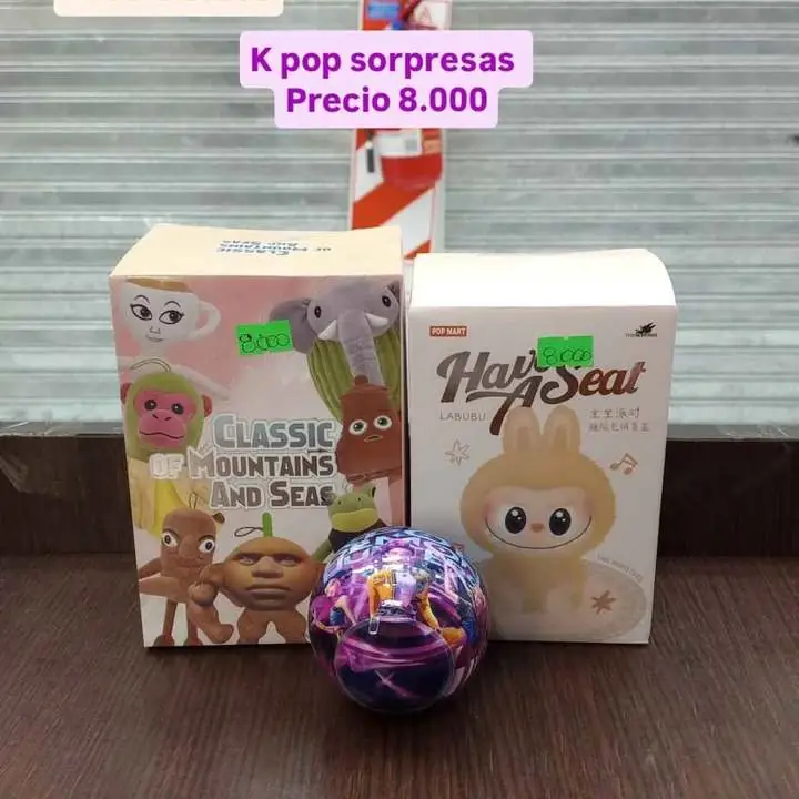K pop sorpresa, labubus, tralalero sorpresas