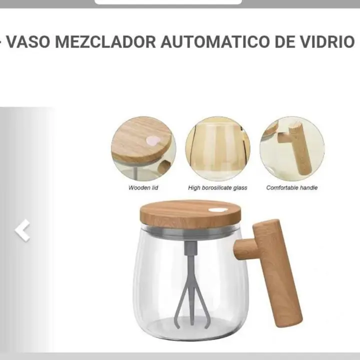 Vaso mezcladora de vidrio