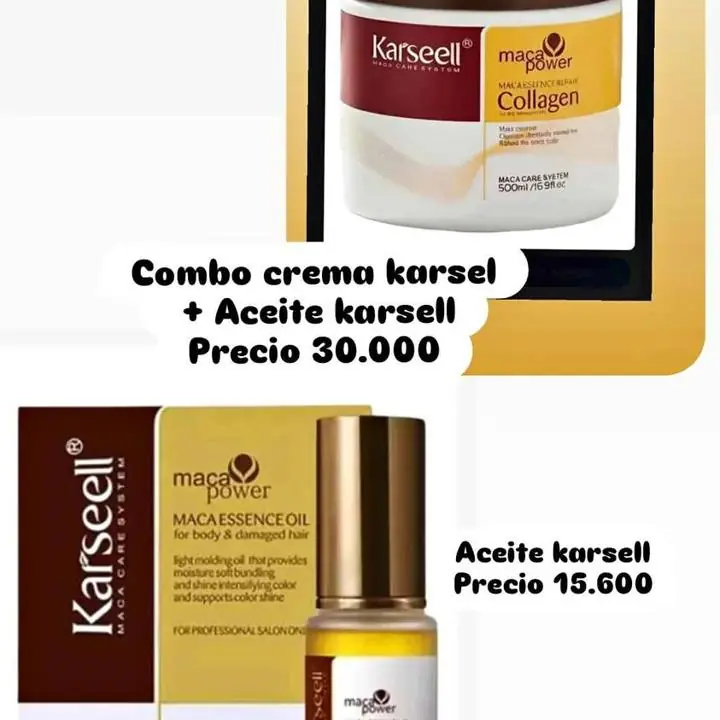 Crema karsell+ aceite karsell