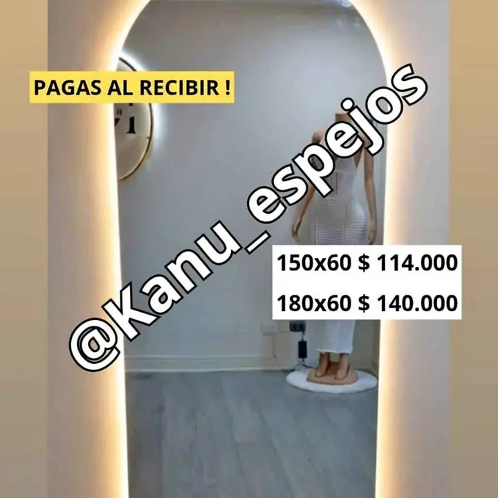Espejo Arco LED varias medidas disponibles!