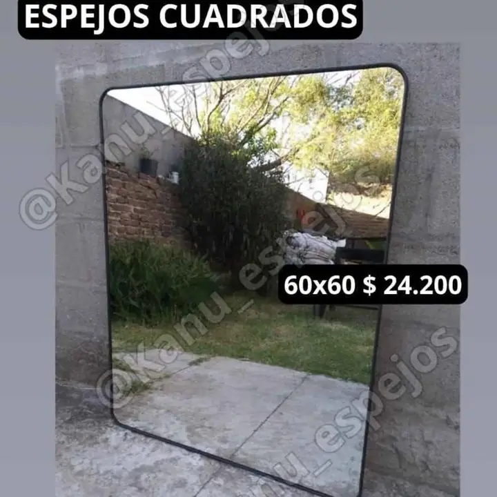 Espejo cuadrado 60×60