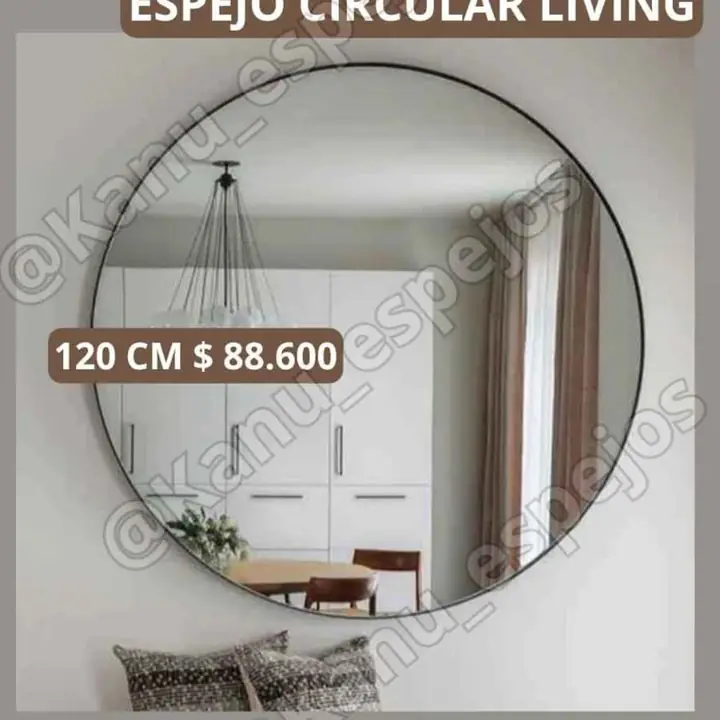 Espejo circular living 120 cm