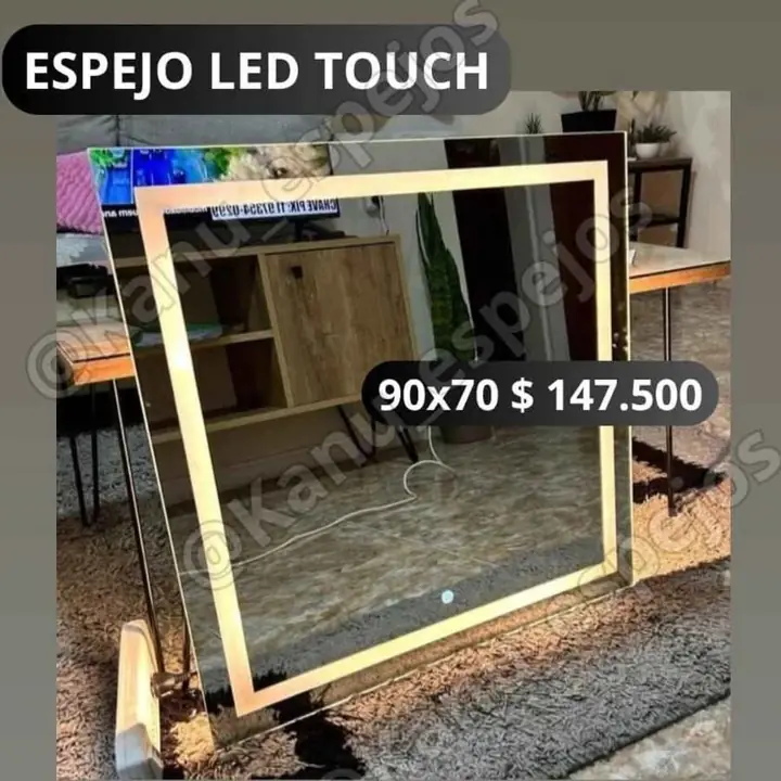 Espejo Led Touch 90×70
