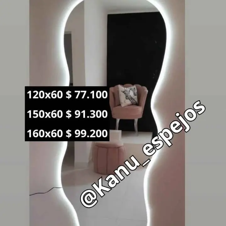 Espejo Nube con LED 120×60