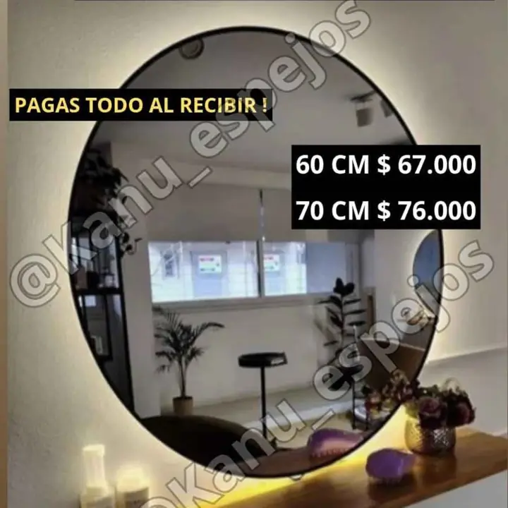 Espejo circular LED varias medidas!