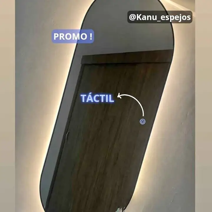 Promo Espejo Píldora LED con Sistema Táctil!