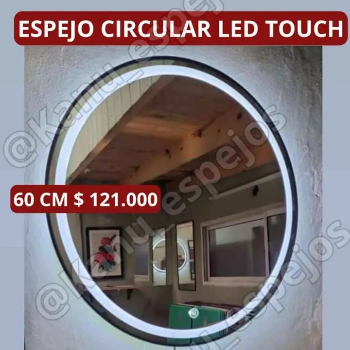 Espejo Circular Touch 60 cm