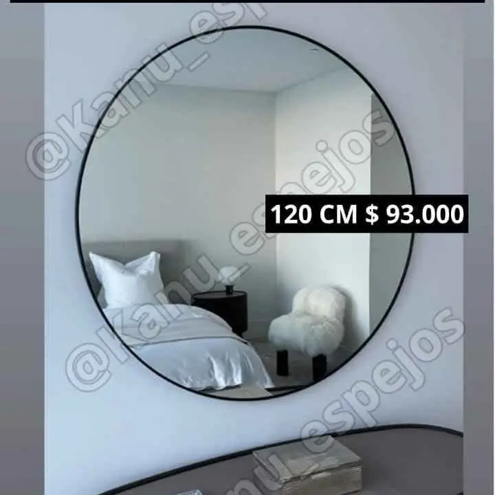 Espejo circular 120 cm