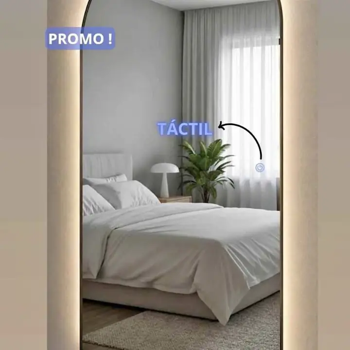 Promo Espejo Arco LED con Encendido Táctil!