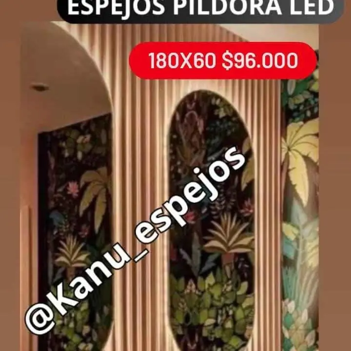 PROMO! Espejo píldora LED 180×60