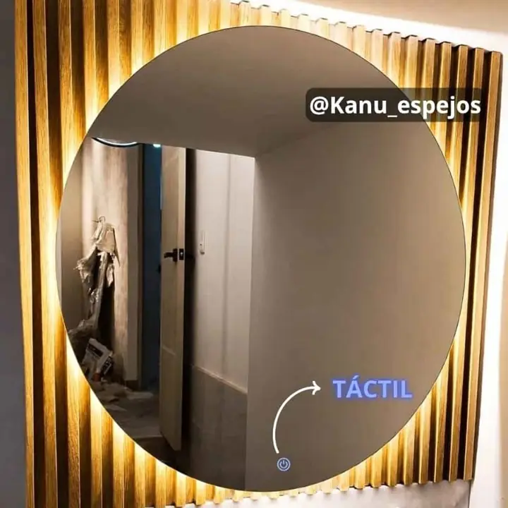 Espejo circular sistema Touch simple varías medidas disponibles!