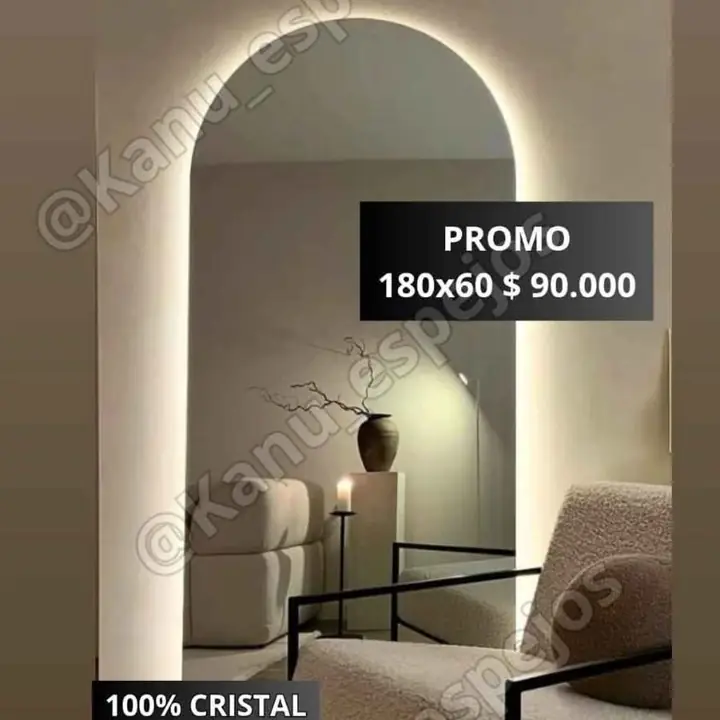 PROMO! Espejo Vestidor Led 180×60