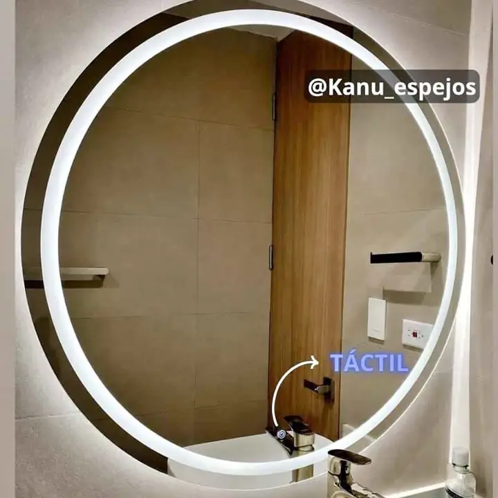 Espejo circular varias medidas disponibles en sistema Touch!