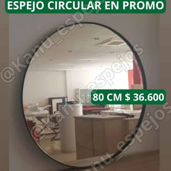 PROMO! Espejo circular 80 cm