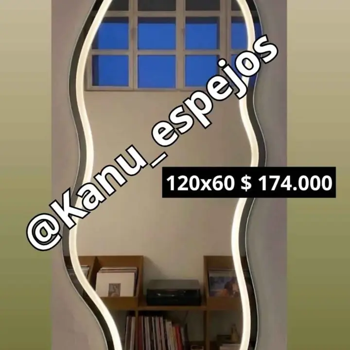 Espejo nube sistema touch! 120×60