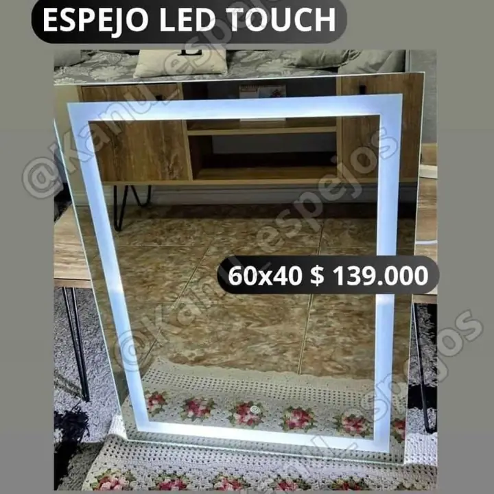 Espejo Led Touch 60×40