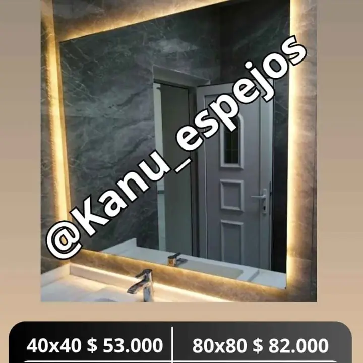 Espejo cuadrado LED precios actuales!