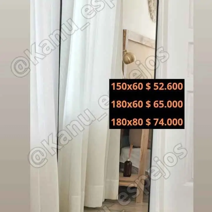 Espejo rectangular varias medidas
