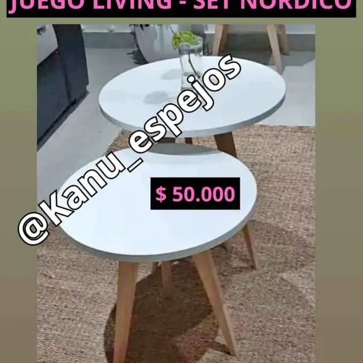 Juegos de living set nordico