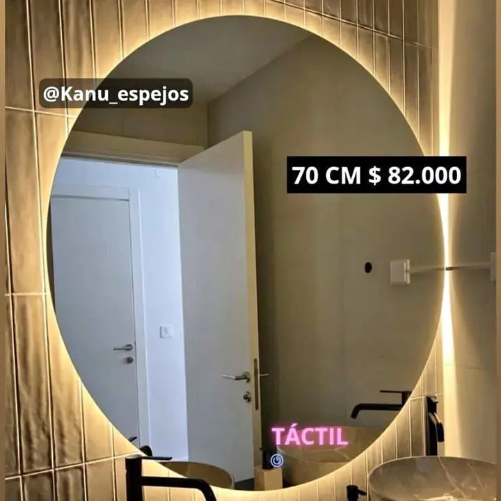 Súper promo! circular sistema touch simple 70 cm!