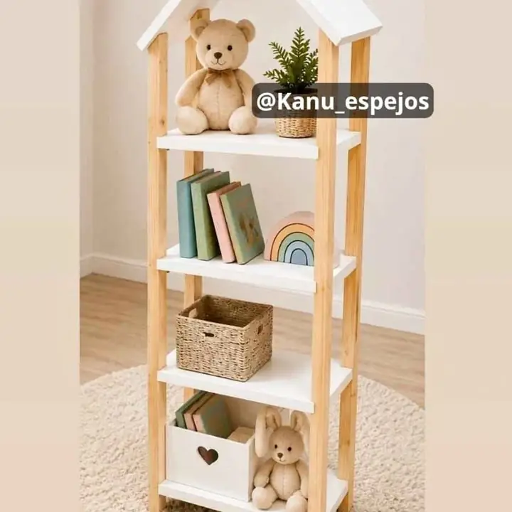 Biblioteca Infantil Organizadora para Libros y Juguetes entrega inmediata!