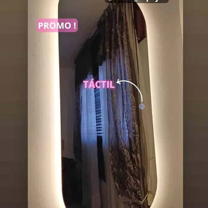 Super promo! Espejo píldora Touch con gran variedad de medidas!