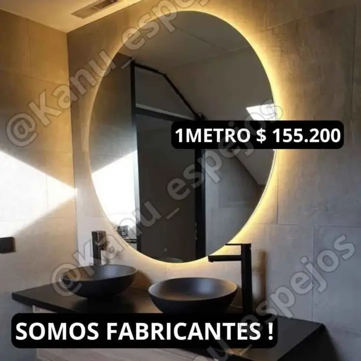 Espejo Led sistema Touch 1 Metro