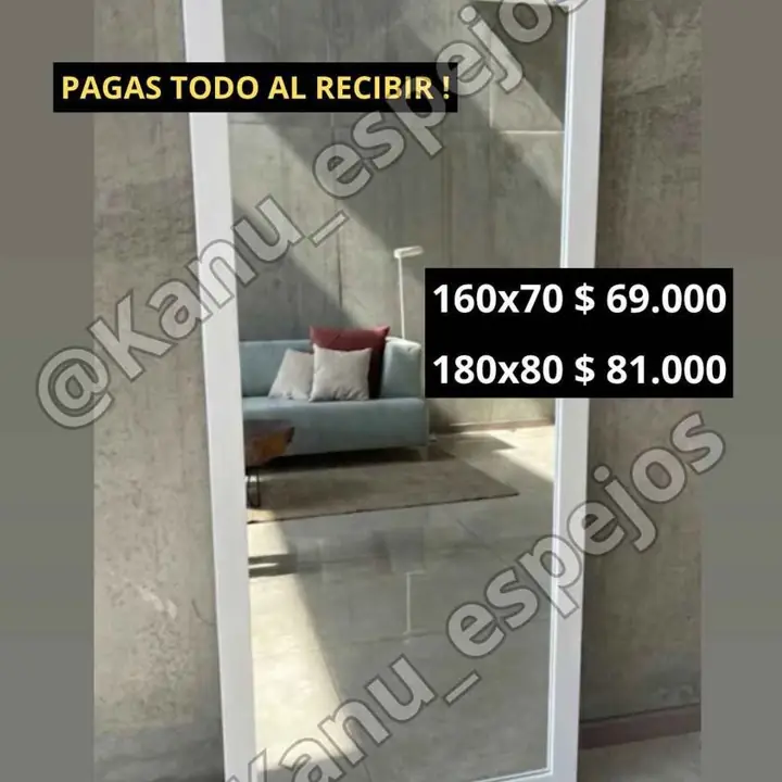 Espejo de madera! pagas al recibír!