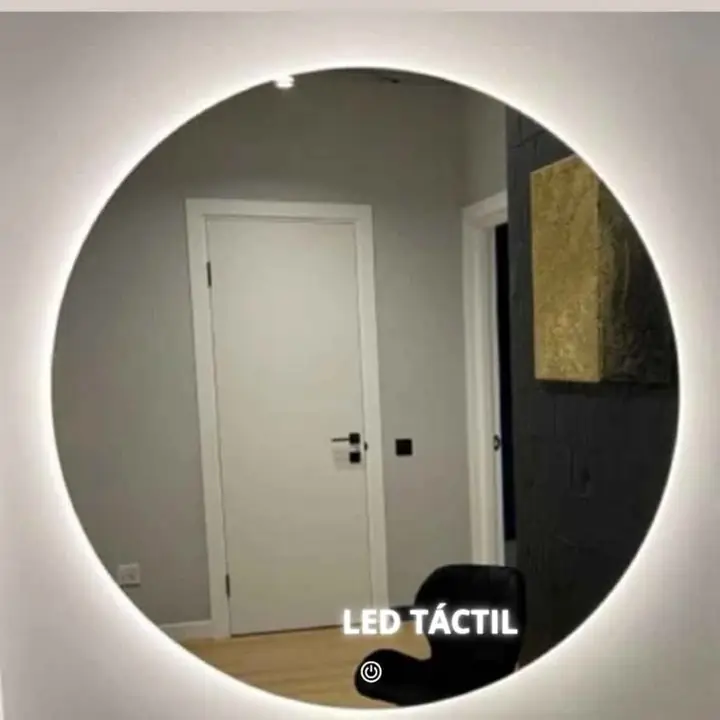 Espejo Circular LED Touch Diseño Elegante!