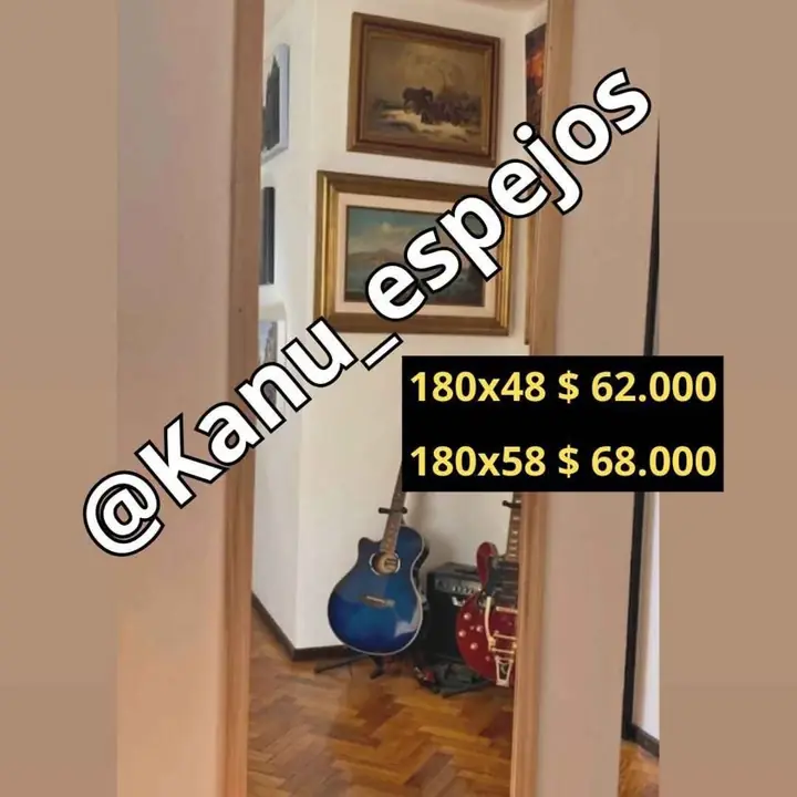Espejo vestidor de madera medidas disponibles!
