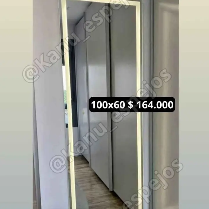 Espejo Led sistema touch 100×60