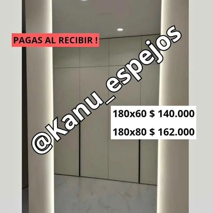 Espejo vestidor LED Varias medidas disponibles!