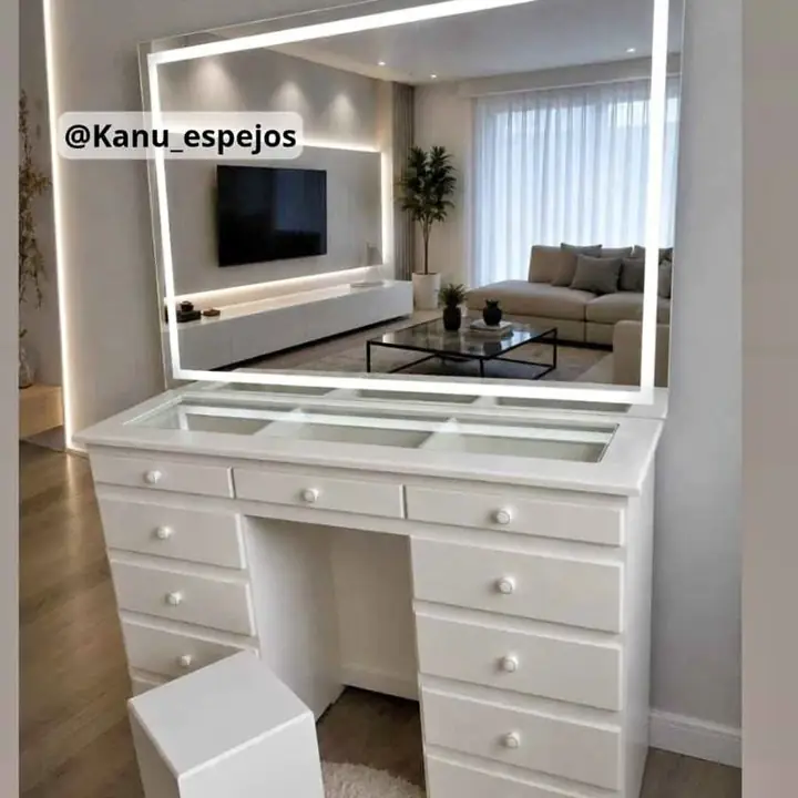 Maquillador XXL 120×171 con puff de regalo!