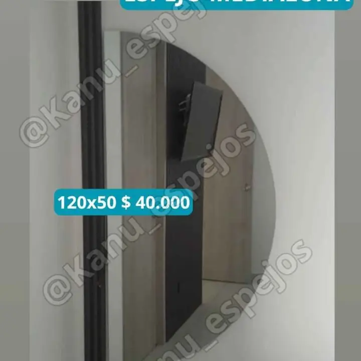 Espejo medialuna 120×50