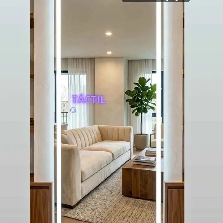 Espejo vestidor sistema Touch con Esmerilado!