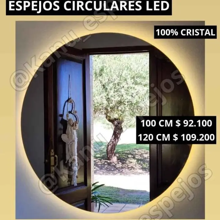 Espejo circulares LED 100 cm