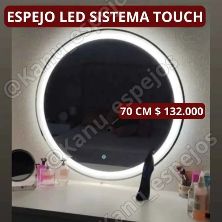 Espejo Led sistema Touch 70 cm