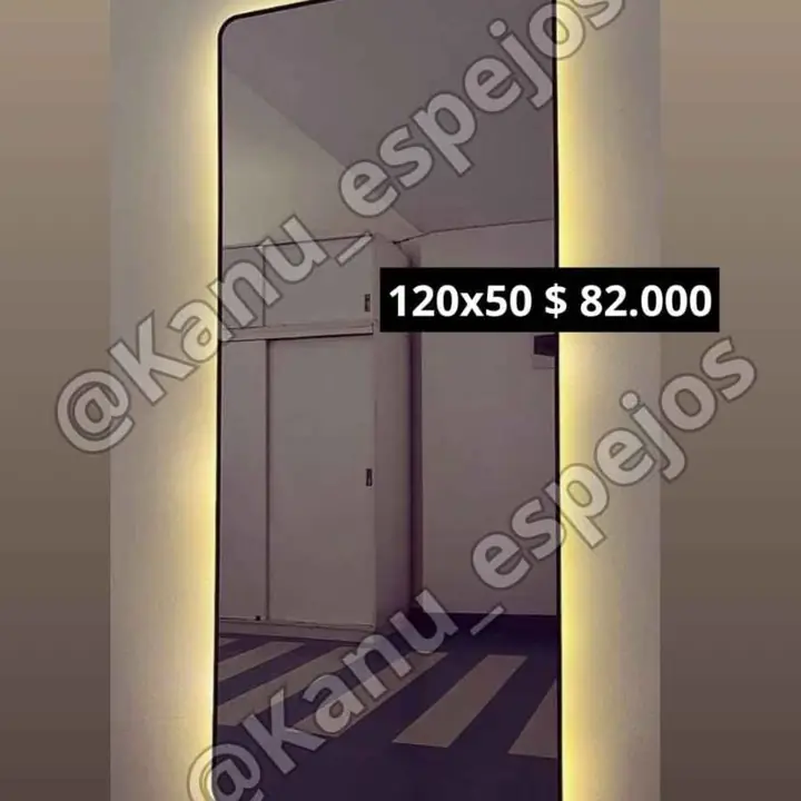 Espejo vestidor LED 120×50!