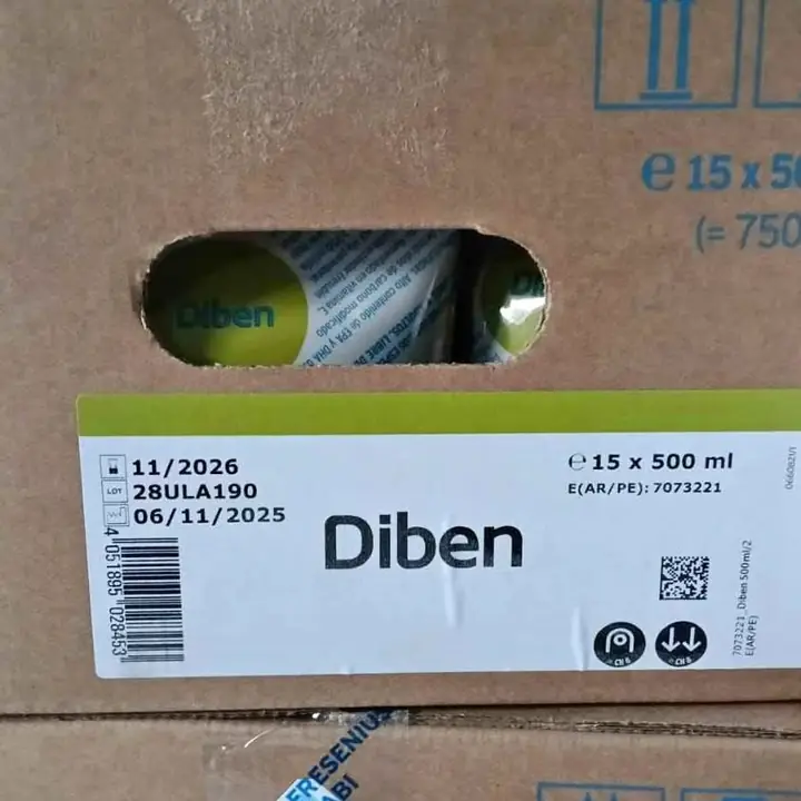 Diben 500 ml Fresenius Kabi – Caja cerrada o por unidad